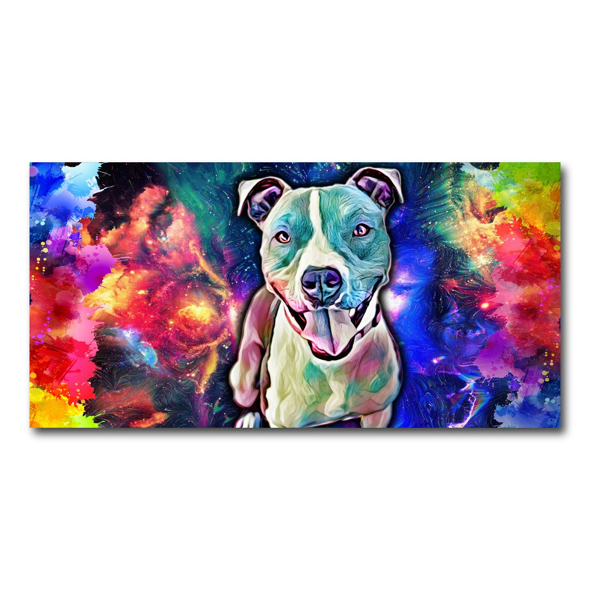 AUTO-MOCKUP WHITE | Pit Bull | 1 Piece | Gallery Wrap Canvas | group=2x1