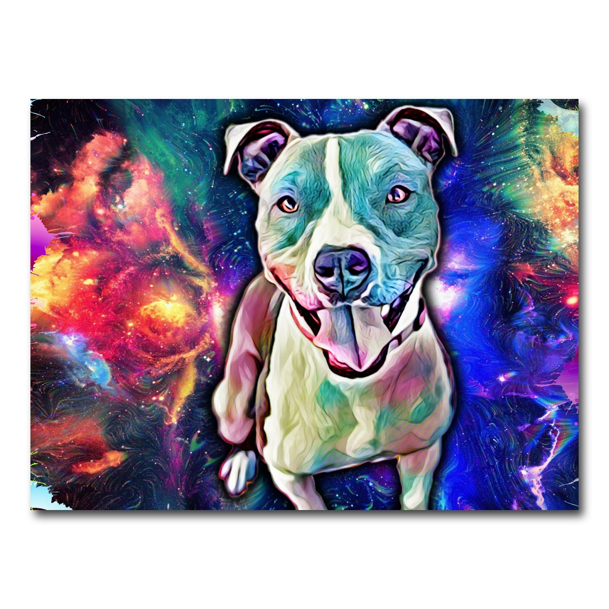 AUTO-MOCKUP WHITE | Pit Bull | 1 Piece | Gallery Wrap Canvas | group=4x3