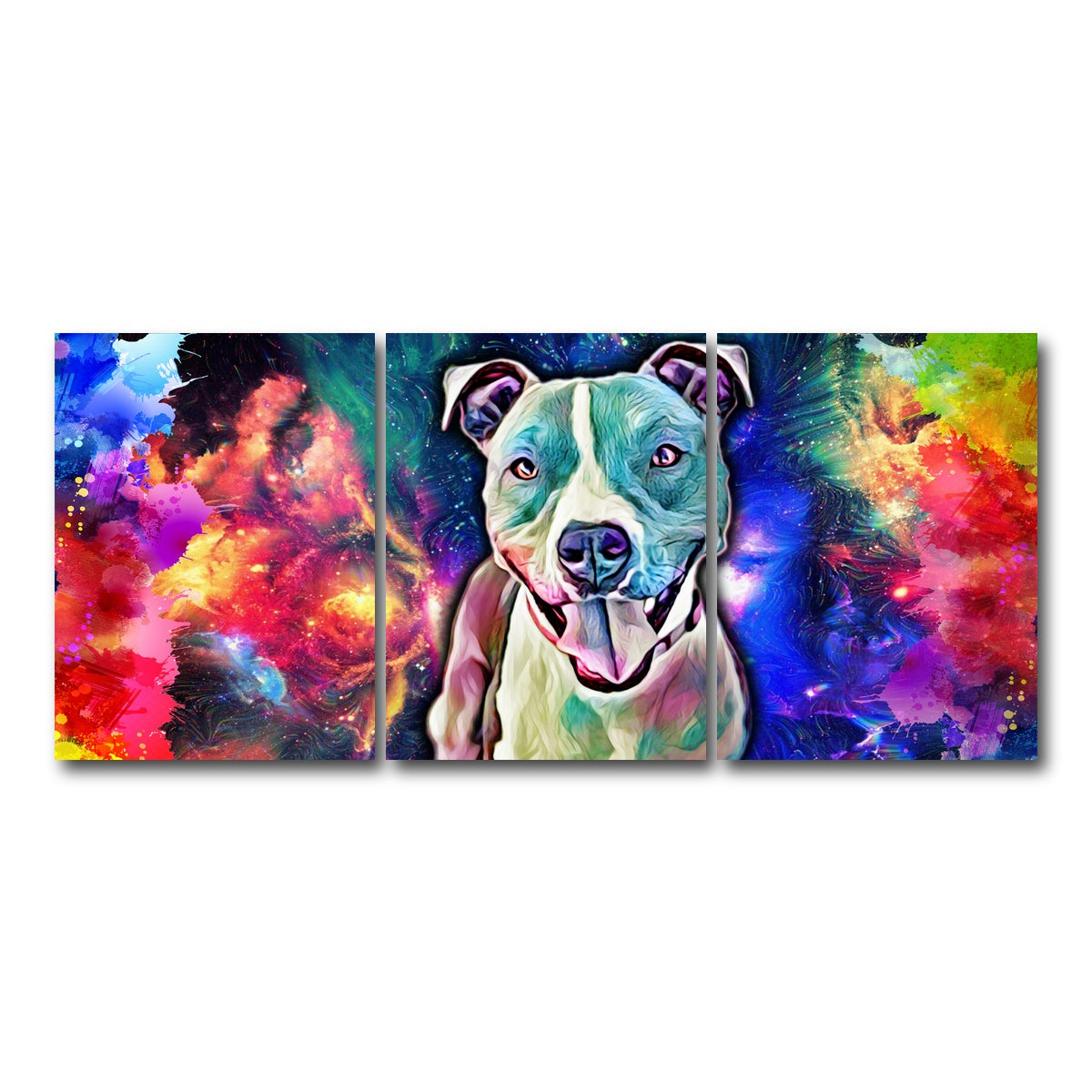 AUTO-MOCKUP WHITE | Pit Bull | 3 Piece | Gallery Wrap Canvas | group=18x24