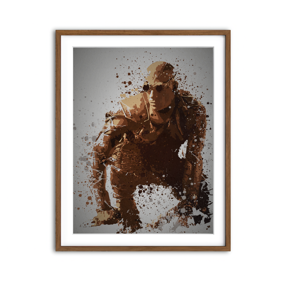 Framed Print 3x4 Walnut