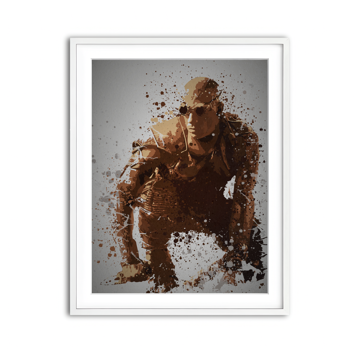 Framed Print 3x4 White