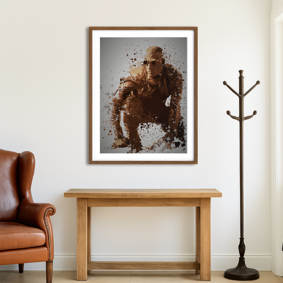 AUTO-MOCKUP ROOM | Pitch Black Wall Art