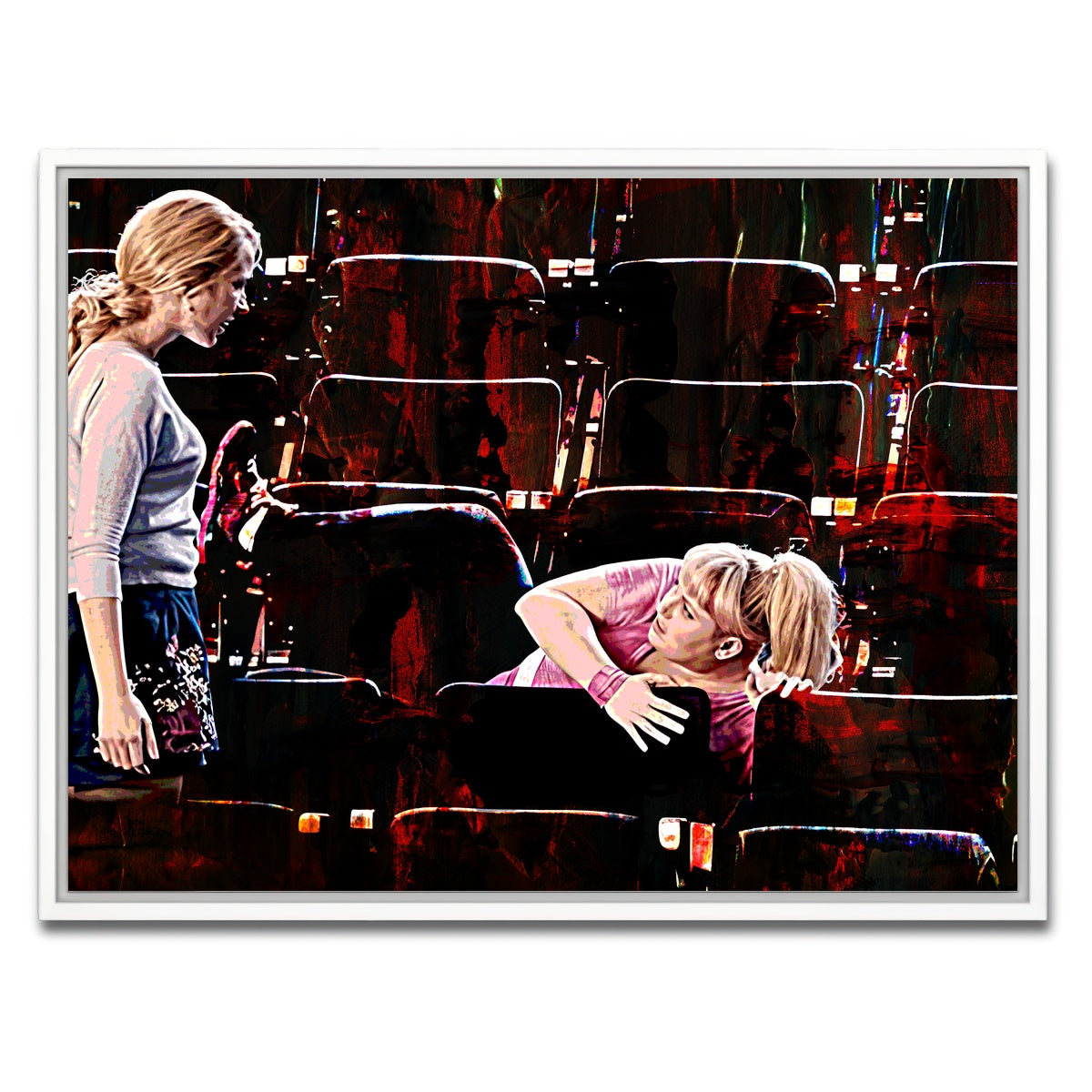 AUTO-MOCKUP WHITE | Pitch Perfect Workout | 1 Piece | White Framed Canvas | group=4x3