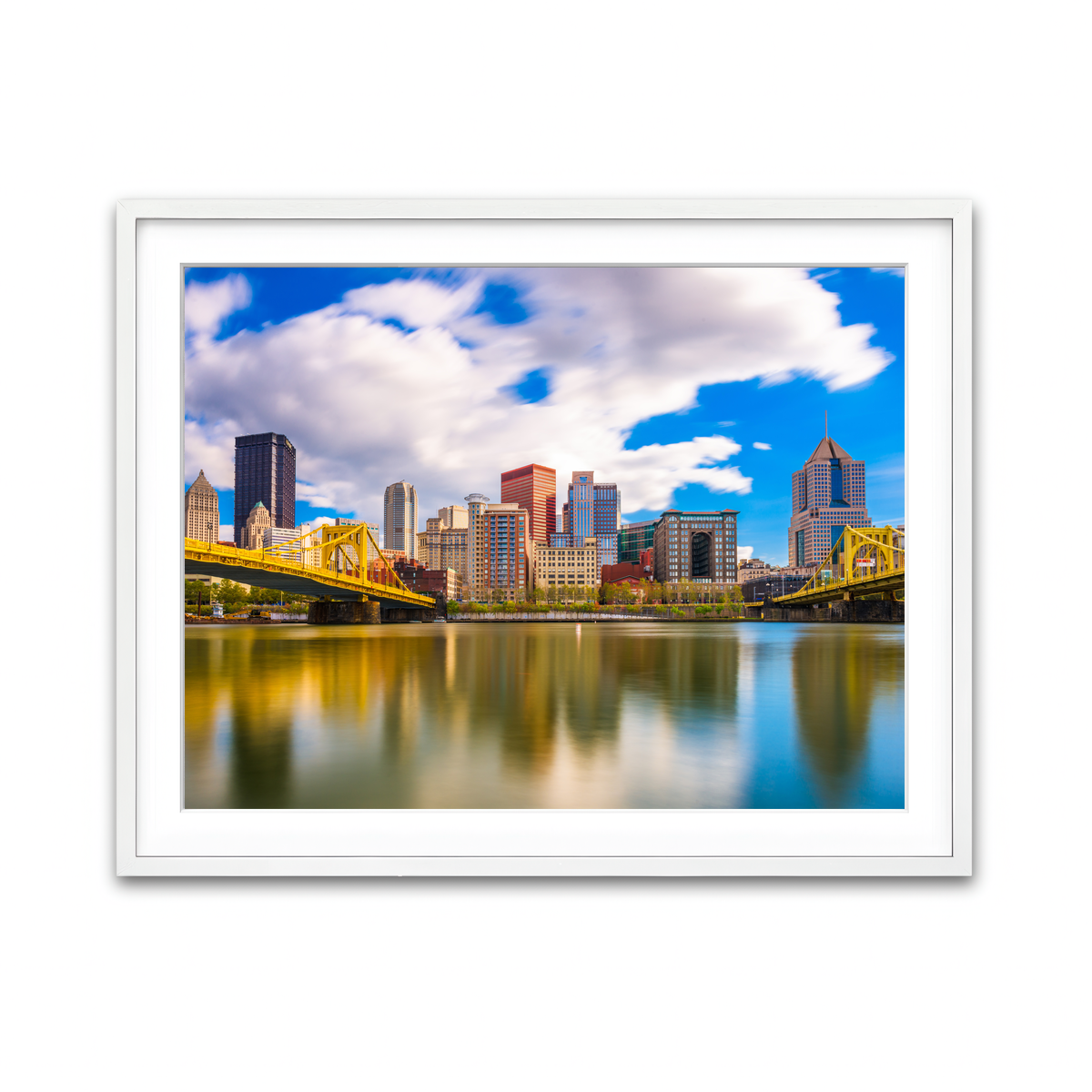 Framed Print 4x3 White