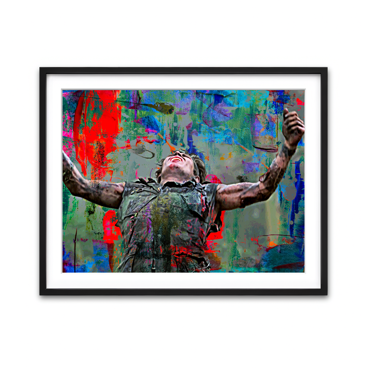 Framed Print 4x3 Black