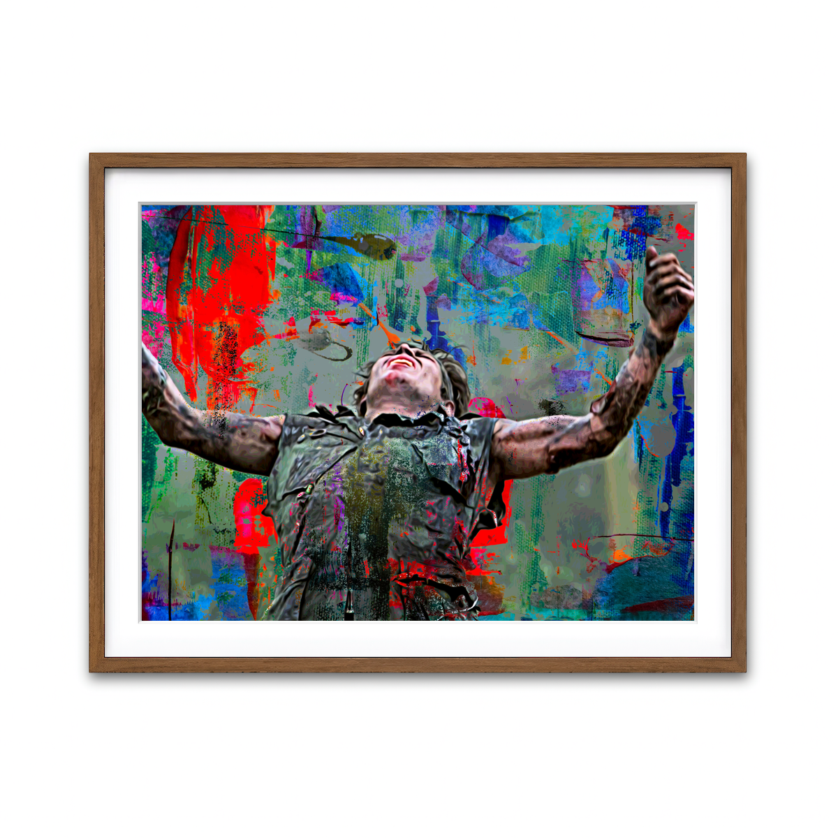 Framed Print 4x3 Walnut