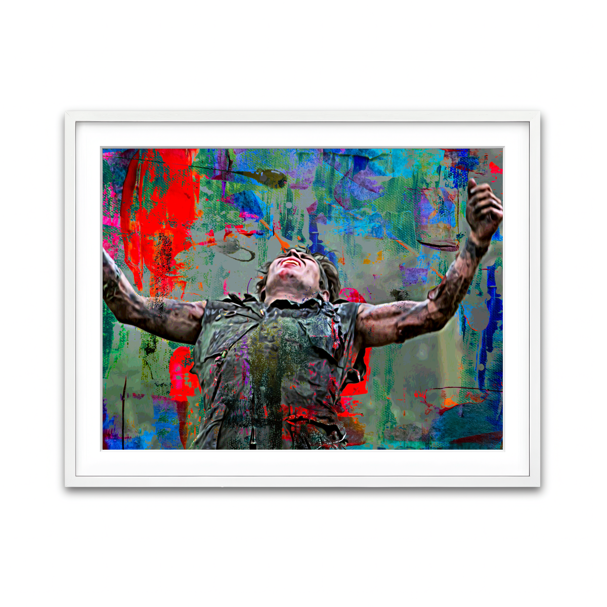 Framed Print 4x3 White