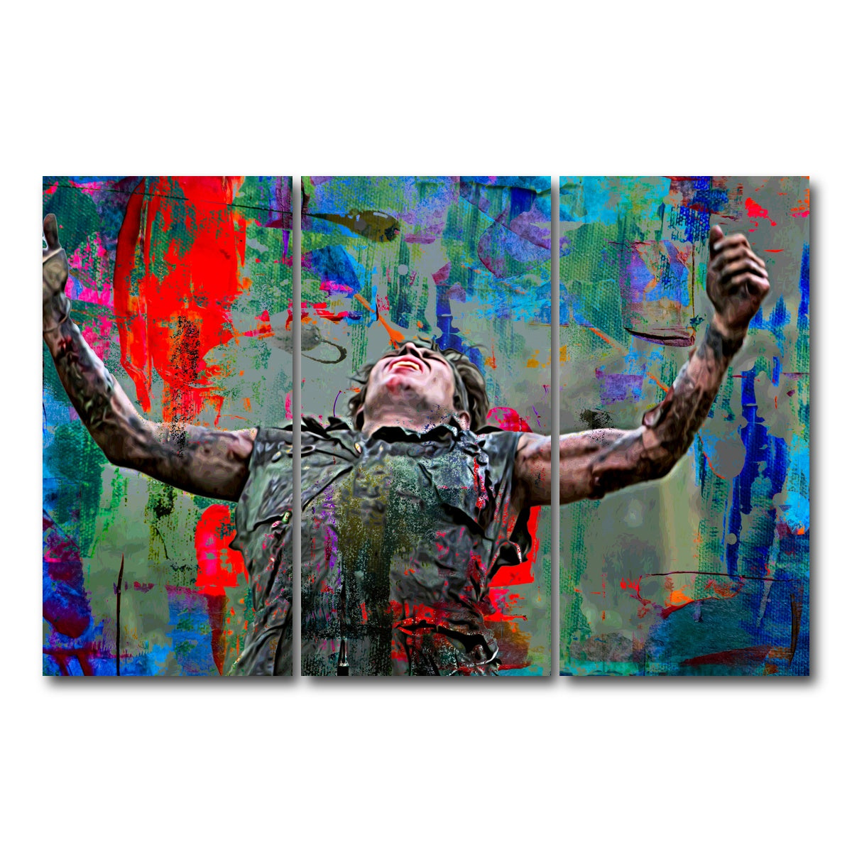 AUTO-MOCKUP WHITE | Platoon | 3 Piece | Gallery Wrap Canvas | group=12x24
