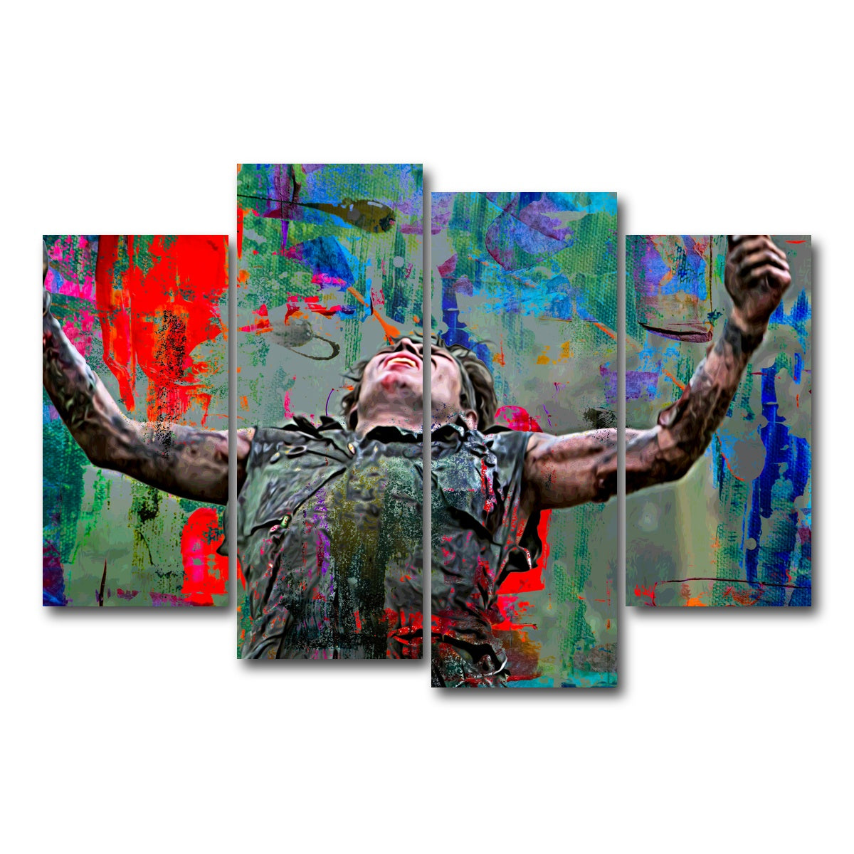 AUTO-MOCKUP WHITE | Platoon | 4 Piece | Gallery Wrap Canvas | group=4_short