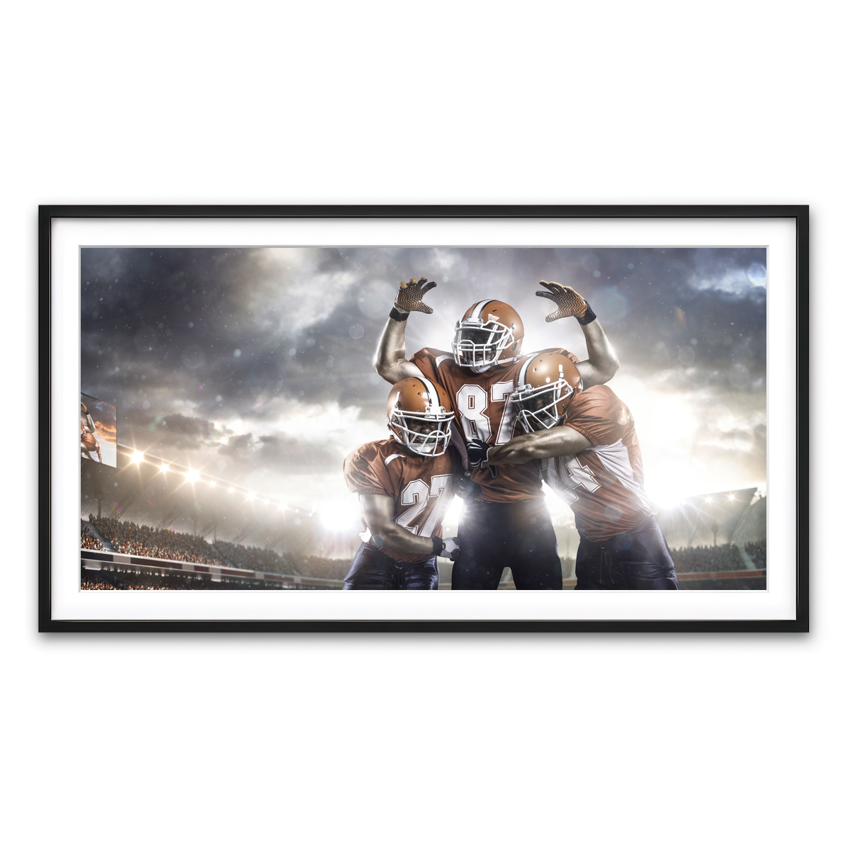 Framed Print 2x1 Black