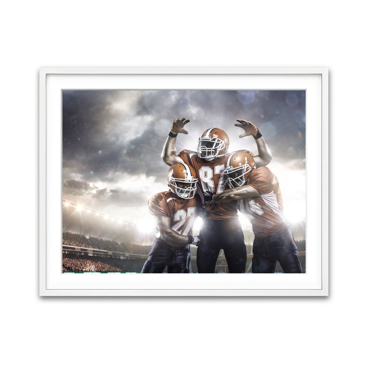 Framed Print 4x3 White