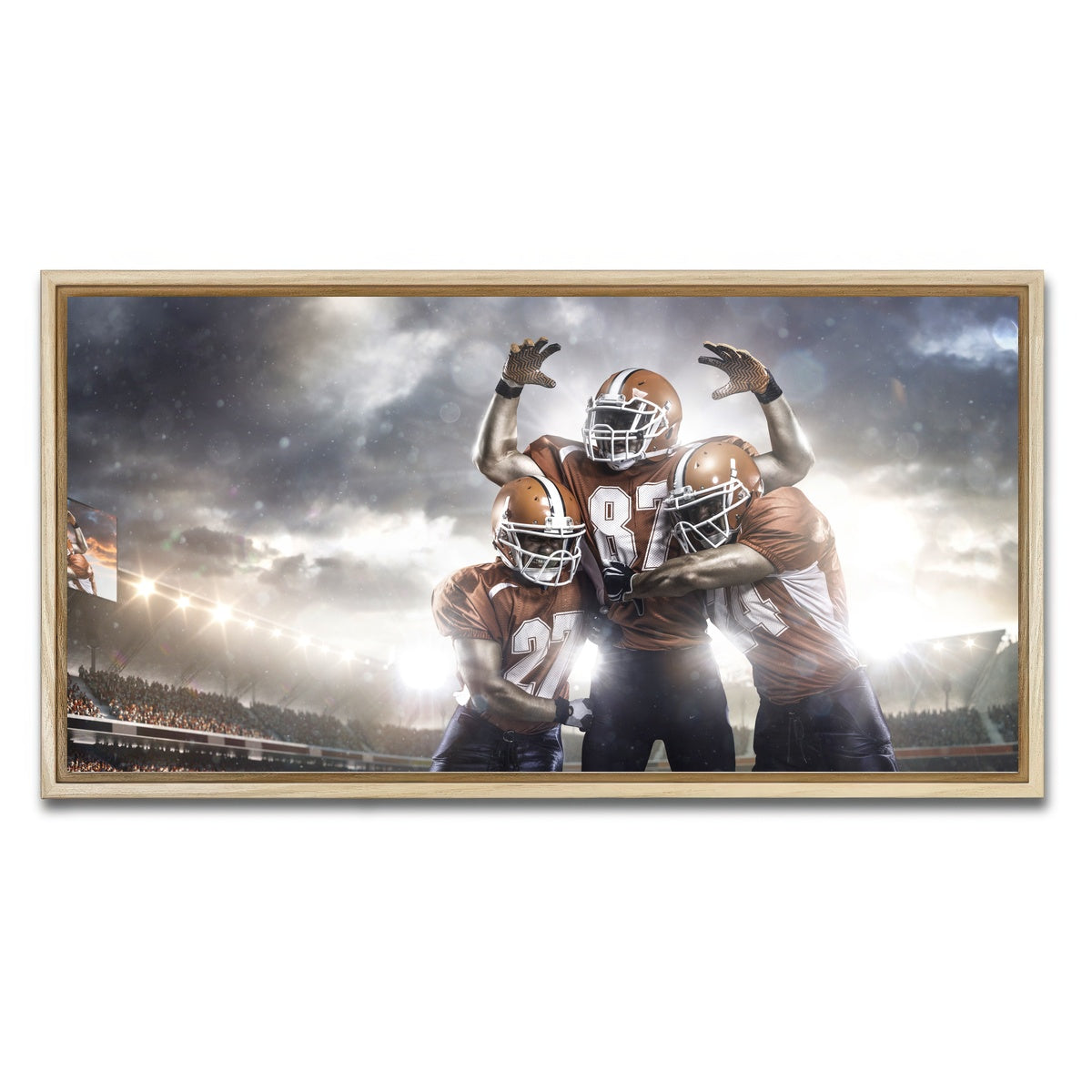 AUTO-MOCKUP WHITE | Players in Action | 1 Piece | Natural Framed Canvas | group=2x1