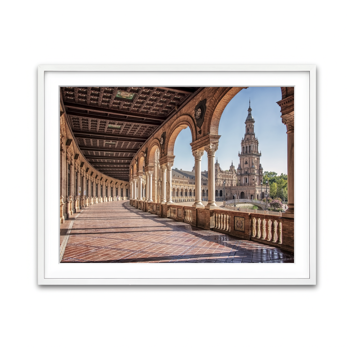 Framed Print 4x3 White