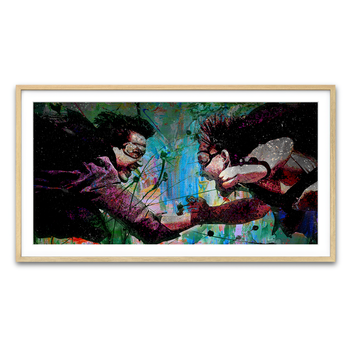 Framed Print 2x1 Natural