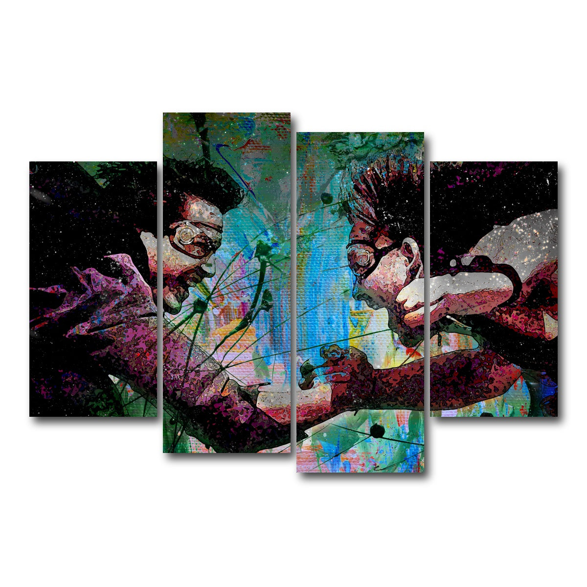 AUTO-MOCKUP WHITE | Point Break | 4 Piece | Gallery Wrap Canvas | group=4_short