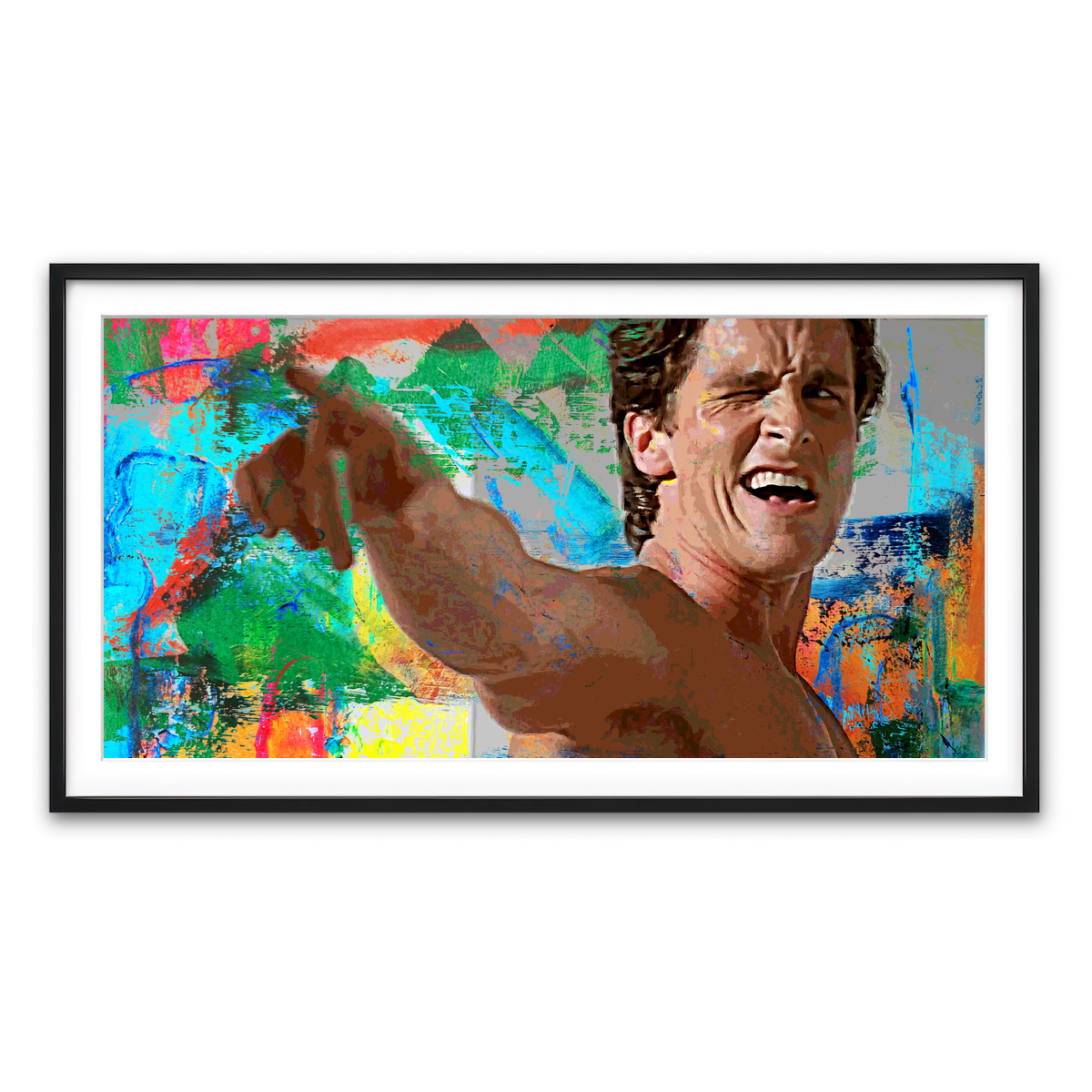 Framed Print 2x1 Black