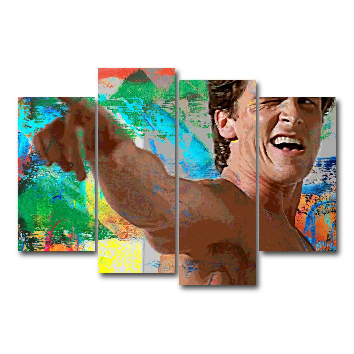 AUTO-MOCKUP WHITE | Point & Wink | 4 Piece | Gallery Wrap Canvas | group=4_short