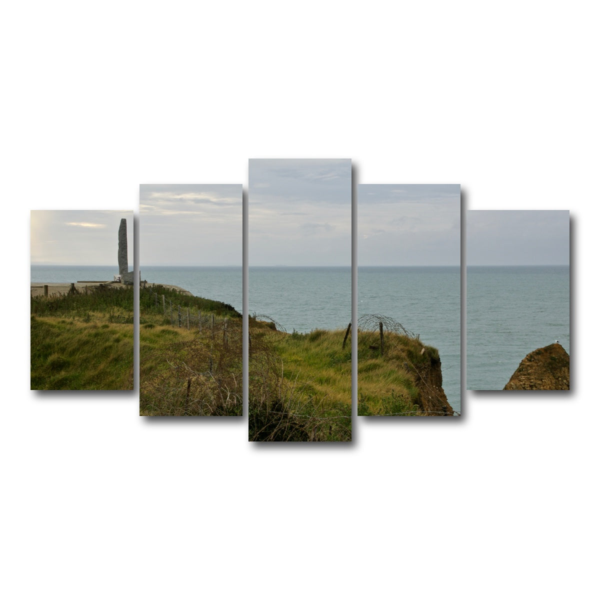 AUTO-MOCKUP WHITE | Pointe du Hoc - D Day | 5 Piece | Gallery Wrap Canvas | group=5_normal