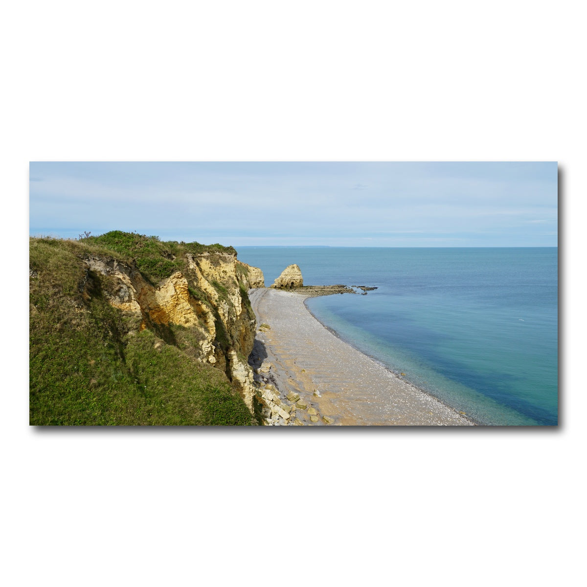 AUTO-MOCKUP WHITE | Pointe du Hoc Bluffs | 1 Piece | Gallery Wrap Canvas | group=2x1