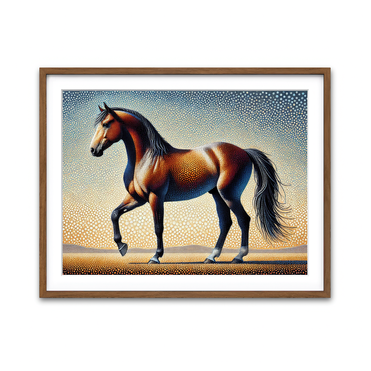 Framed Print 4x3 Walnut