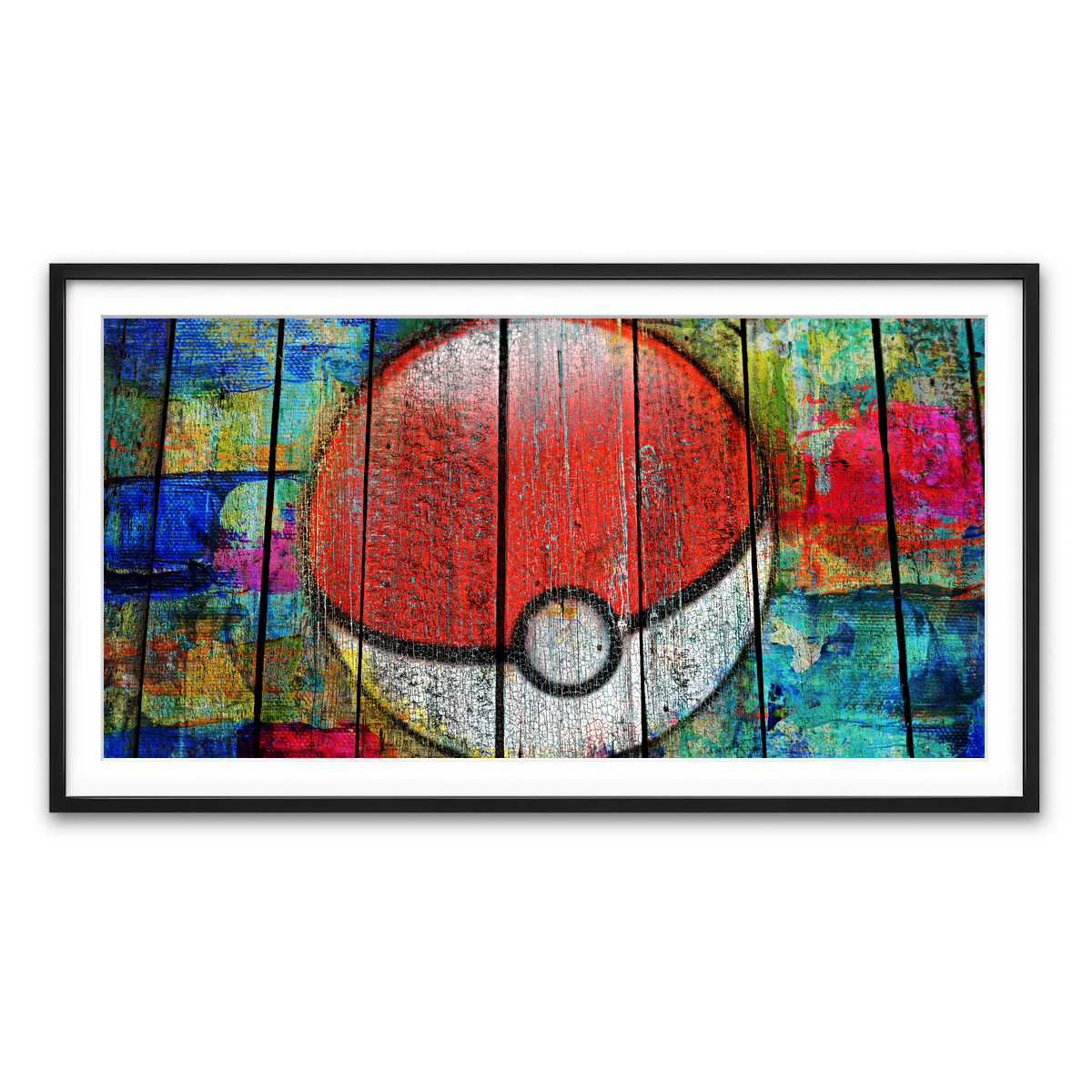 Framed Print 2x1 Black