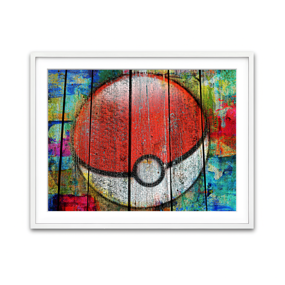 Framed Print 4x3 White