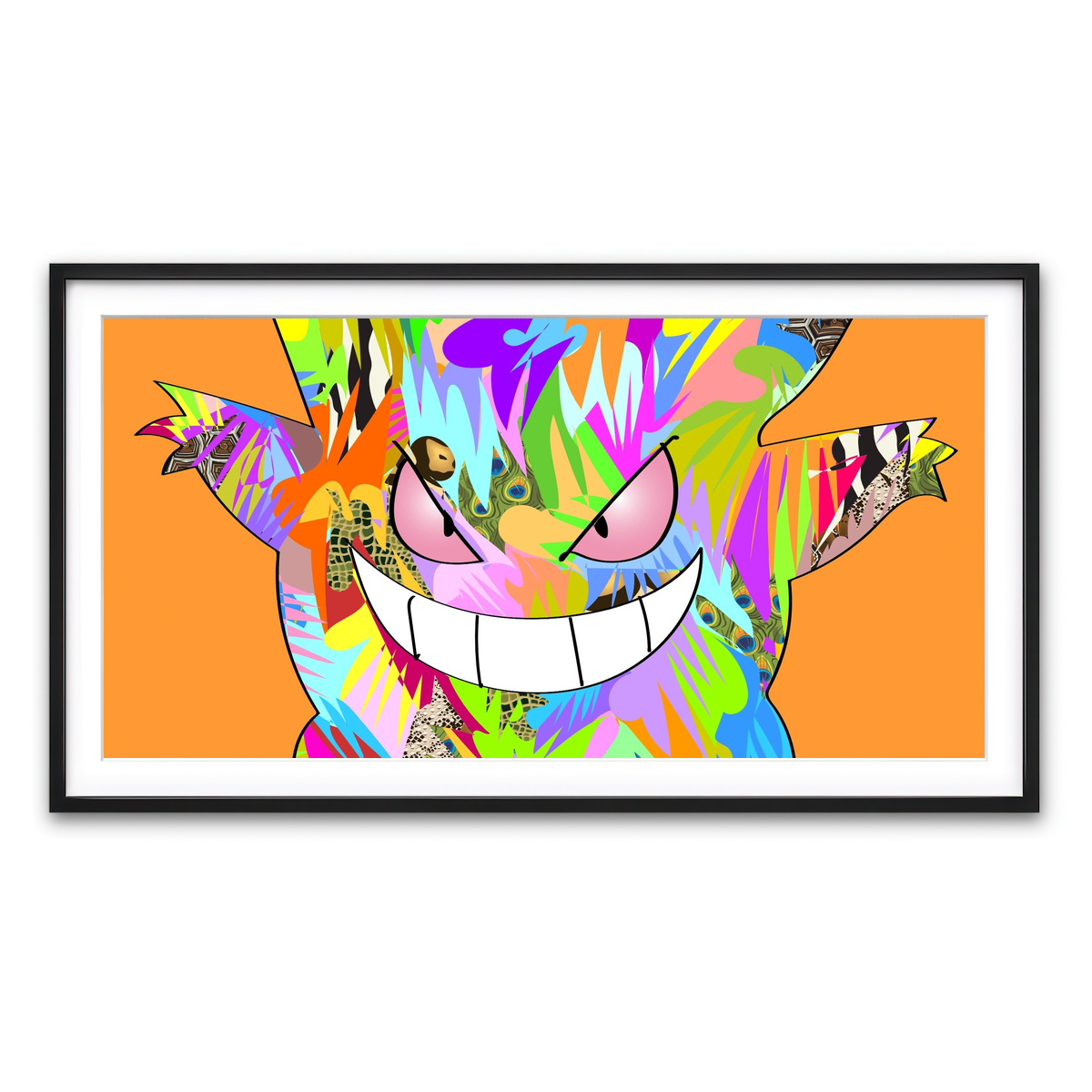 Framed Print 2x1 Black