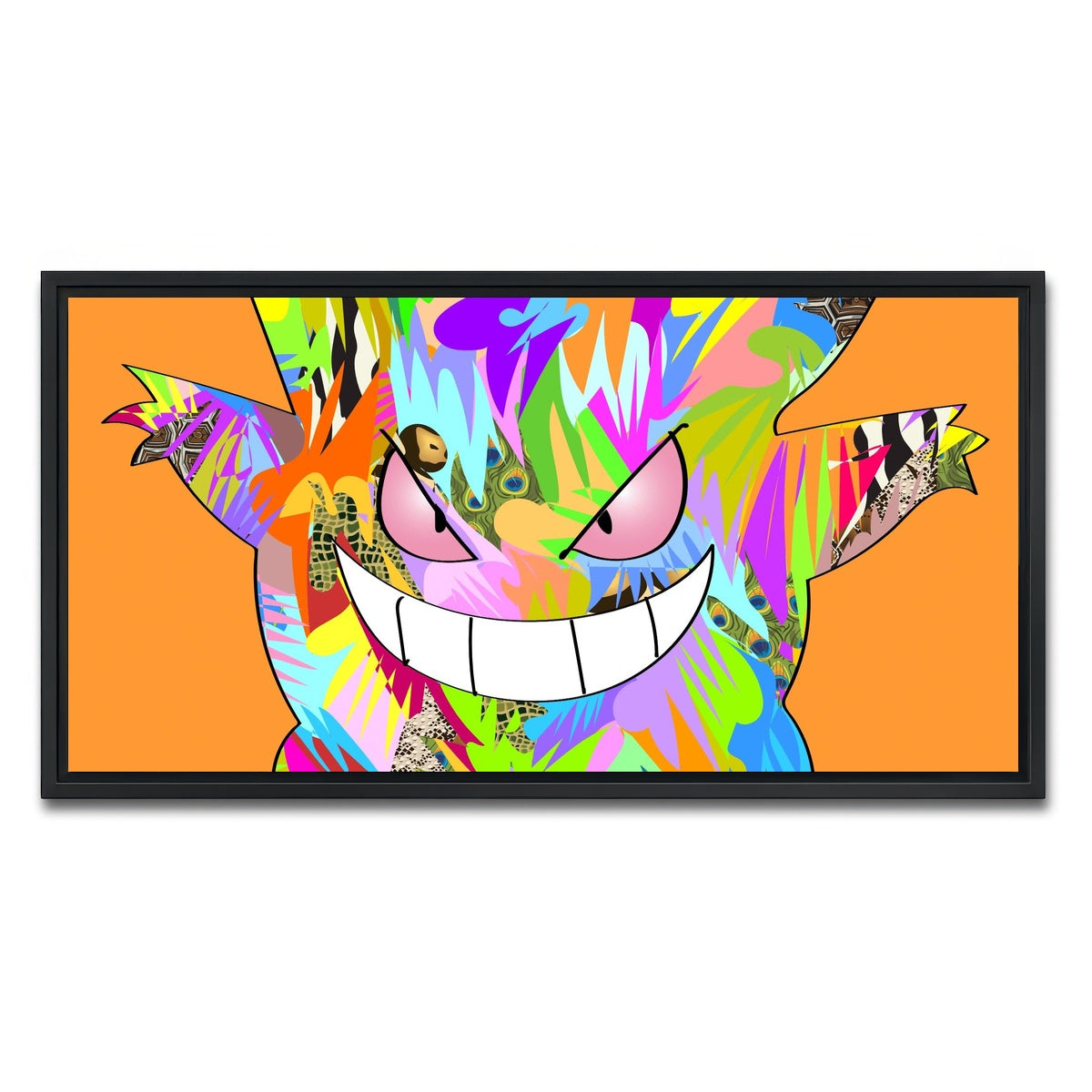 AUTO-MOCKUP WHITE | Pokemon Dark | 1 Piece | Black Framed Canvas | group=2x1