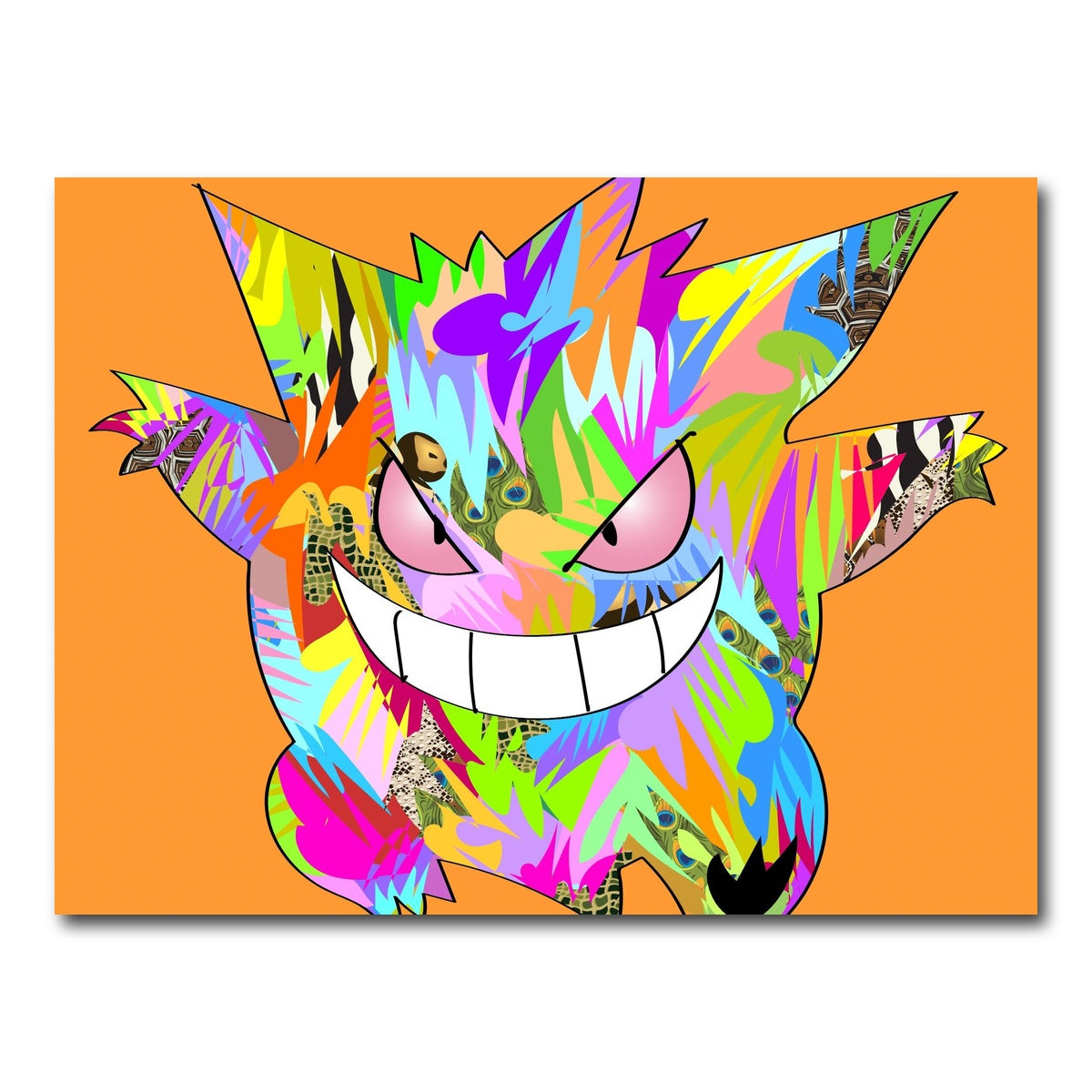 AUTO-MOCKUP WHITE | Pokemon Dark | 1 Piece | Gallery Wrap Canvas | group=4x3