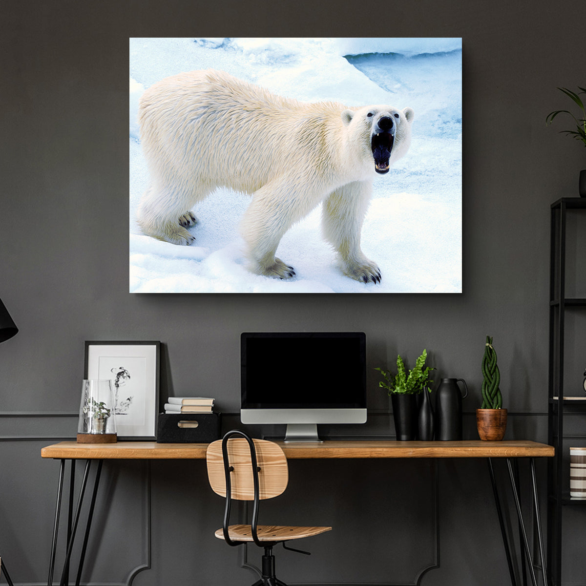 Polar Bear in Svalbard Norway Wall Art