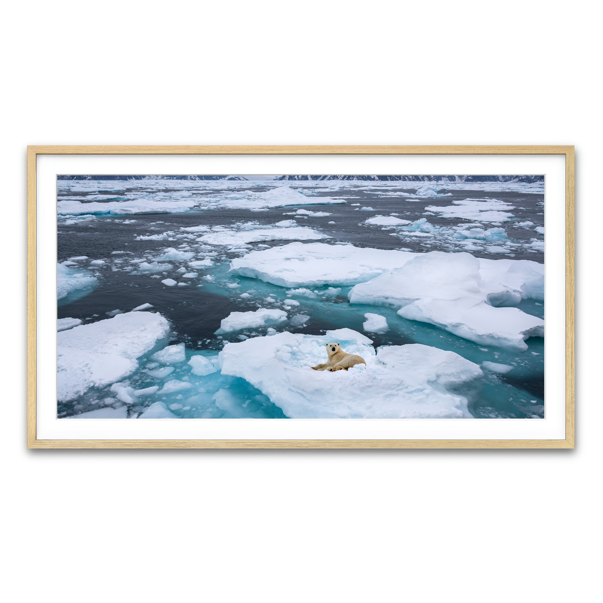 Framed Print 2x1 Natural