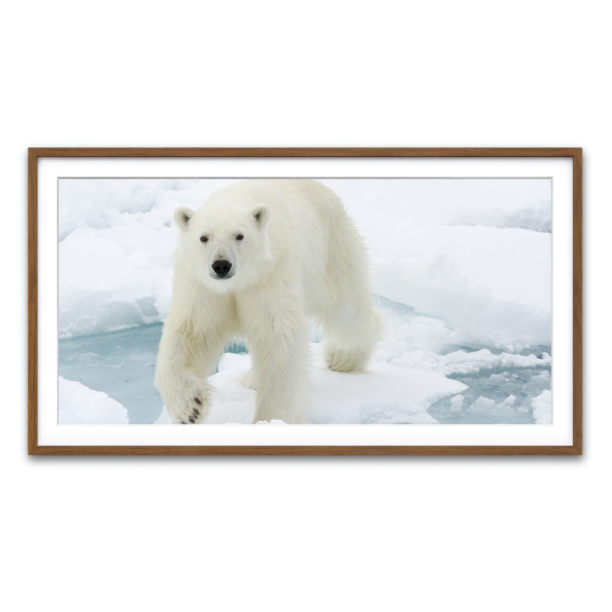 Framed Print 2x1 Walnut