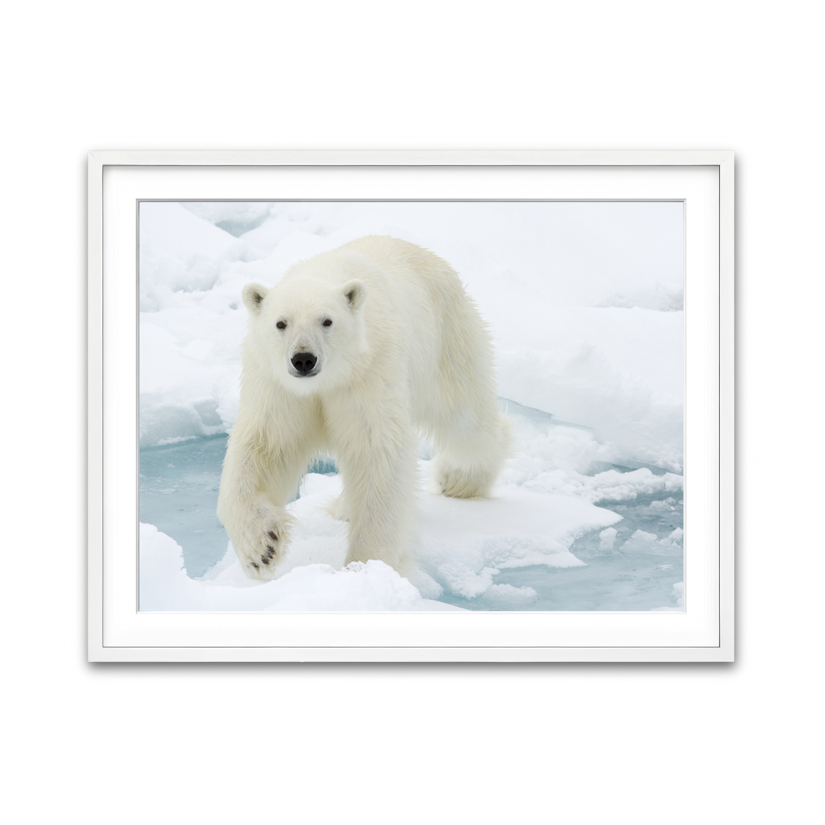 Framed Print 4x3 White