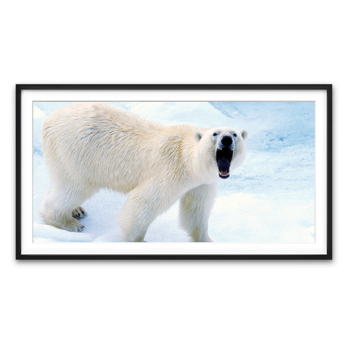 Framed Print 2x1 Black