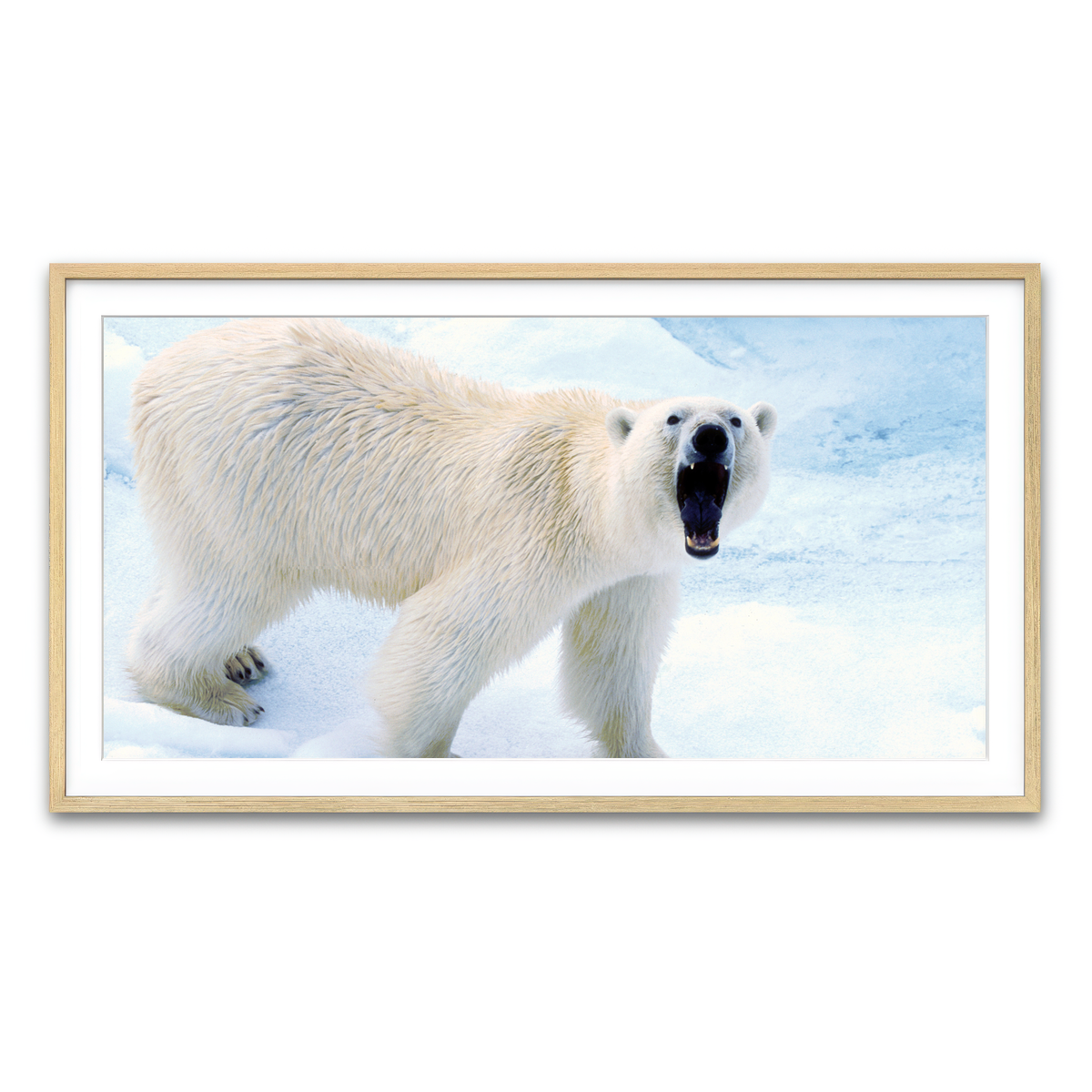Framed Print 2x1 Natural