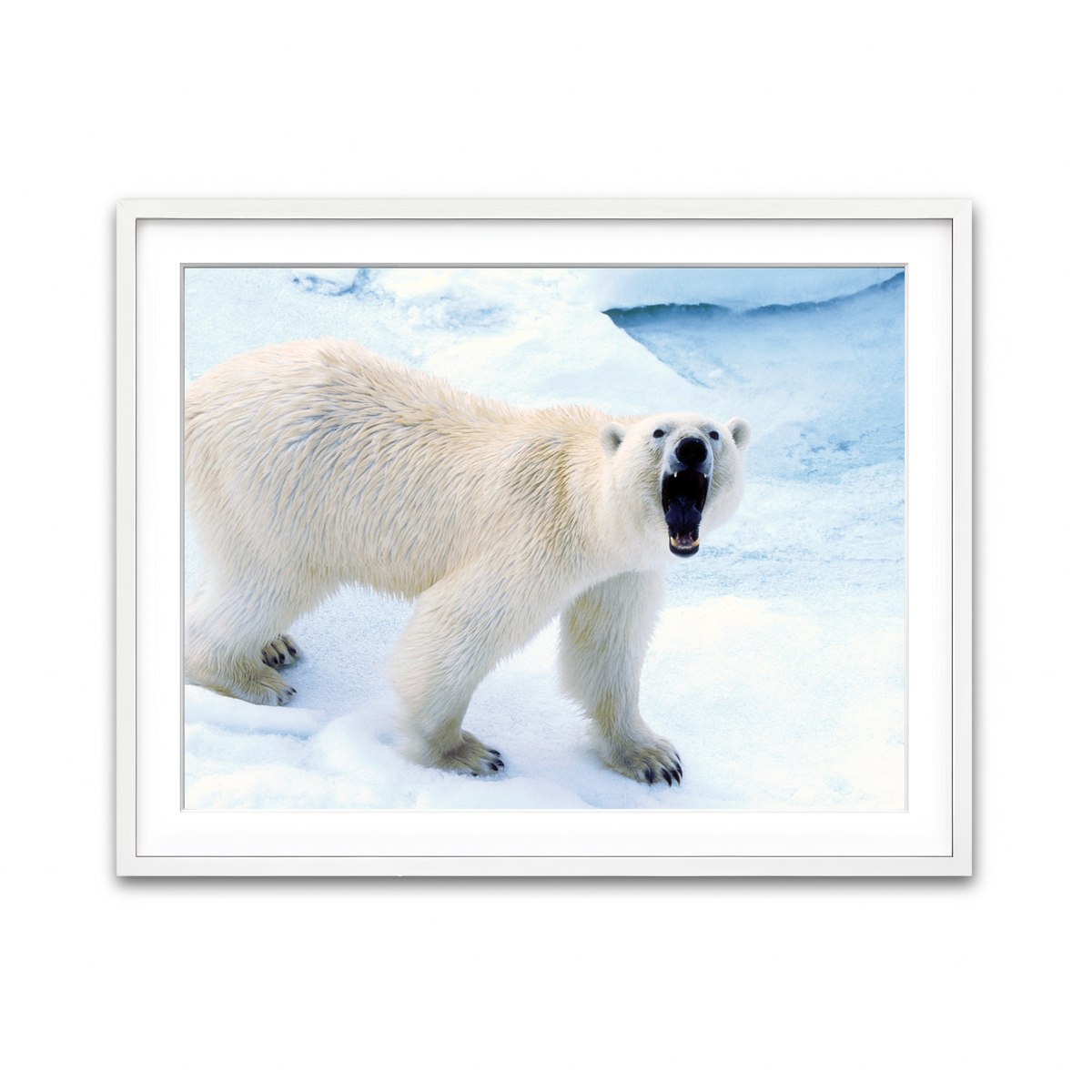 Framed Print 4x3 White