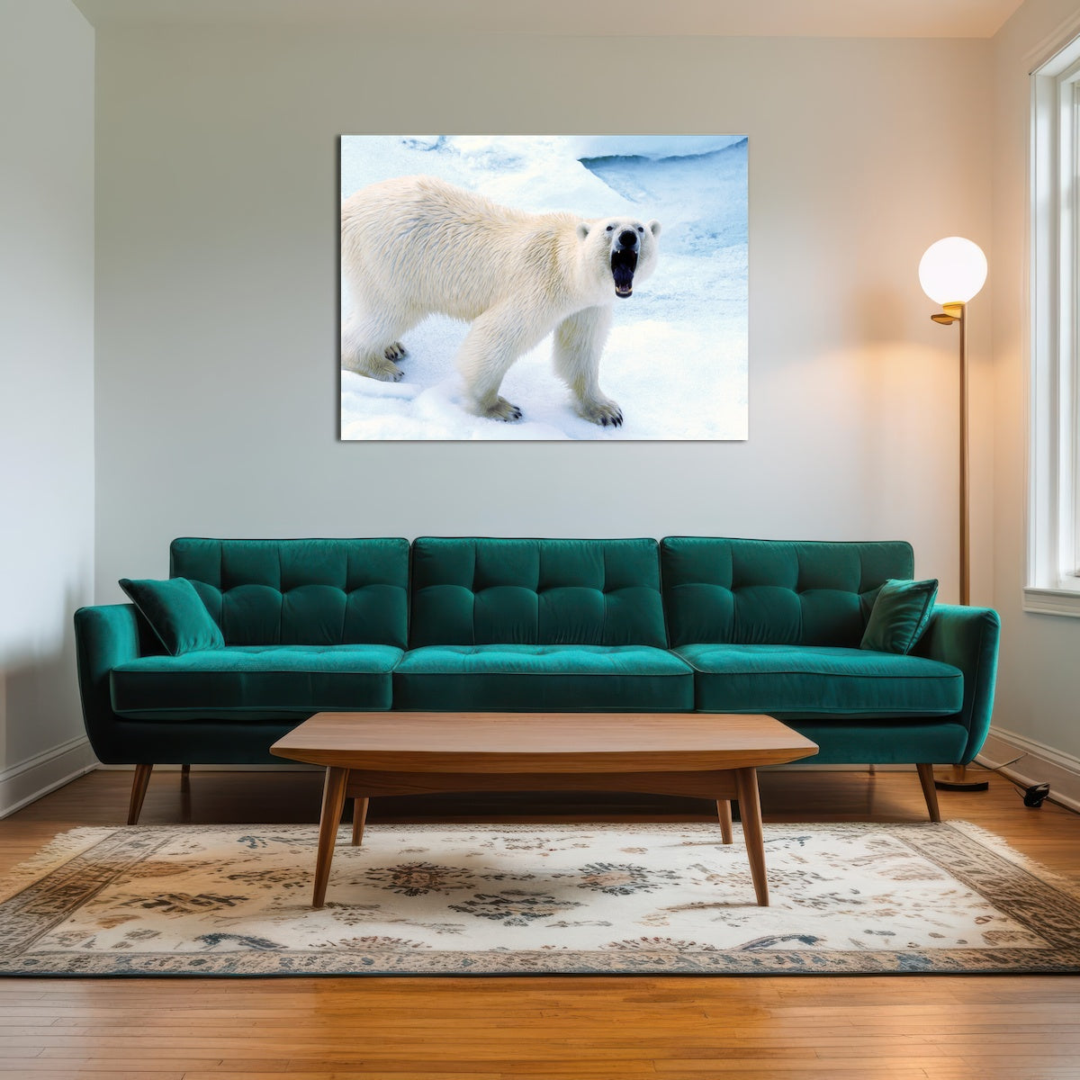 AUTO-MOCKUP ROOM | Polar Bear in Svalbard Norway