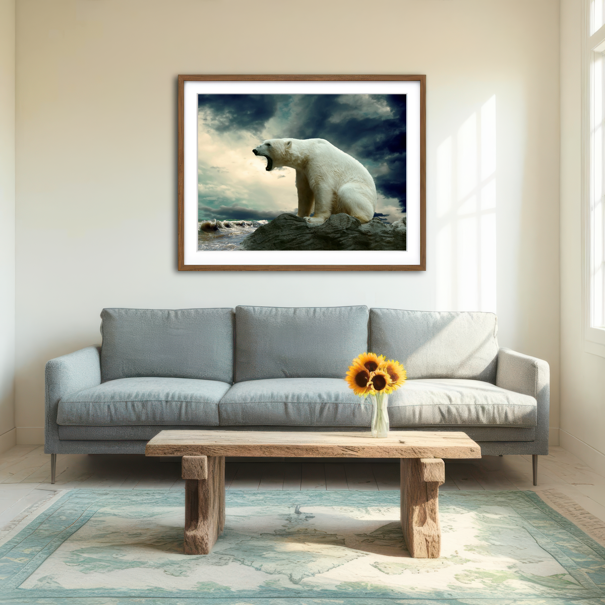 AUTO-MOCKUP ROOM | Polar Escape Wall Art