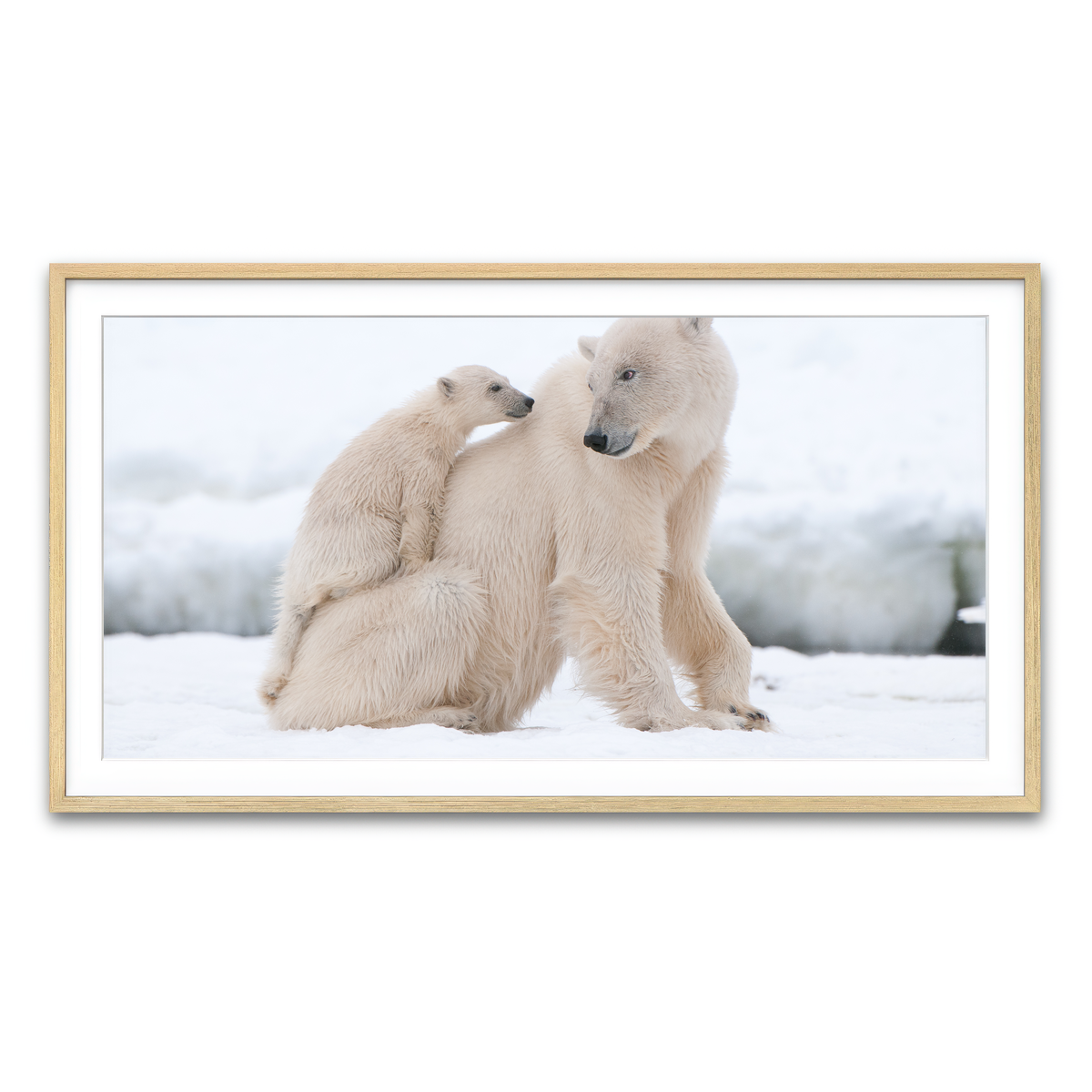 Framed Print 2x1 Natural