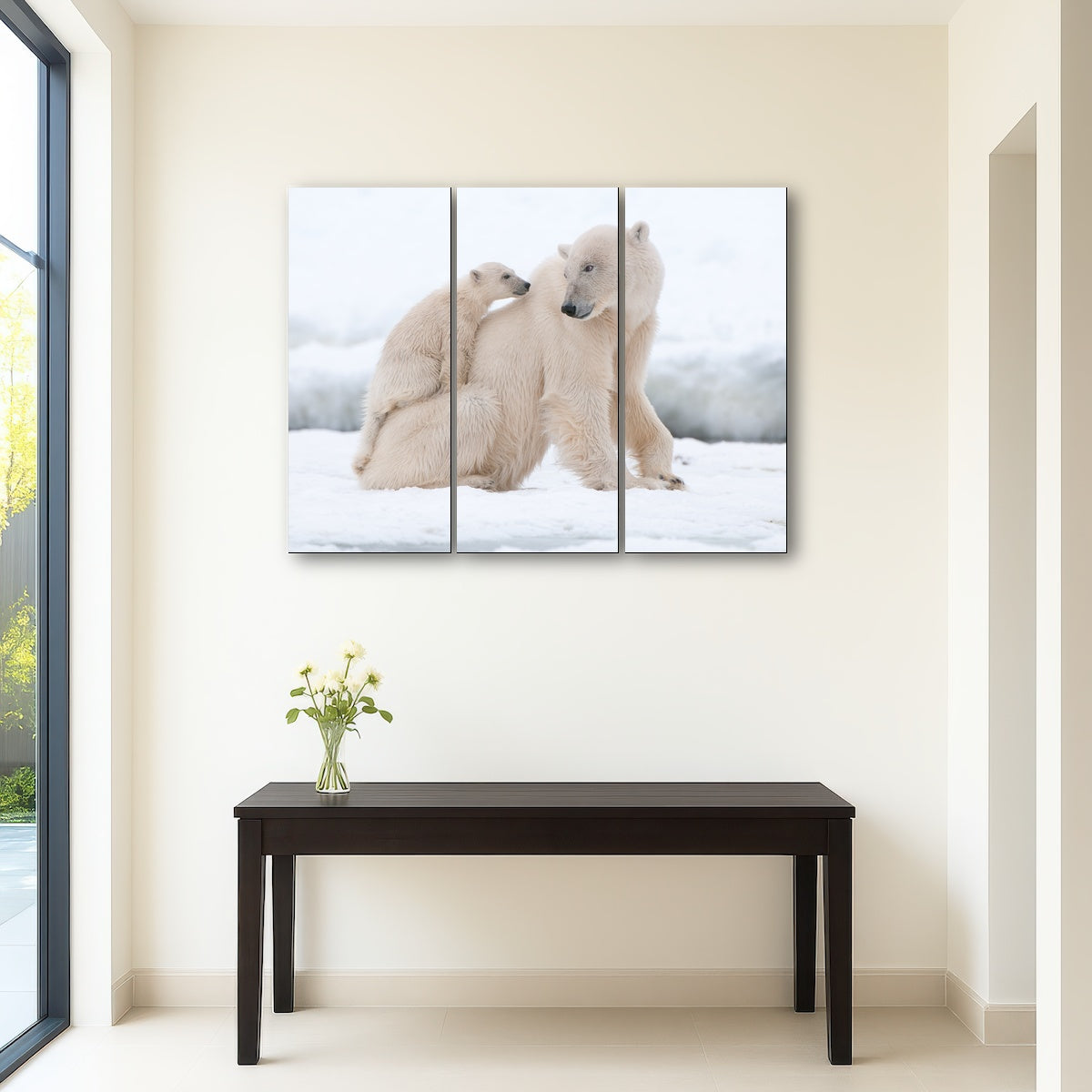 AUTO-MOCKUP ROOM | Polar bear with cub