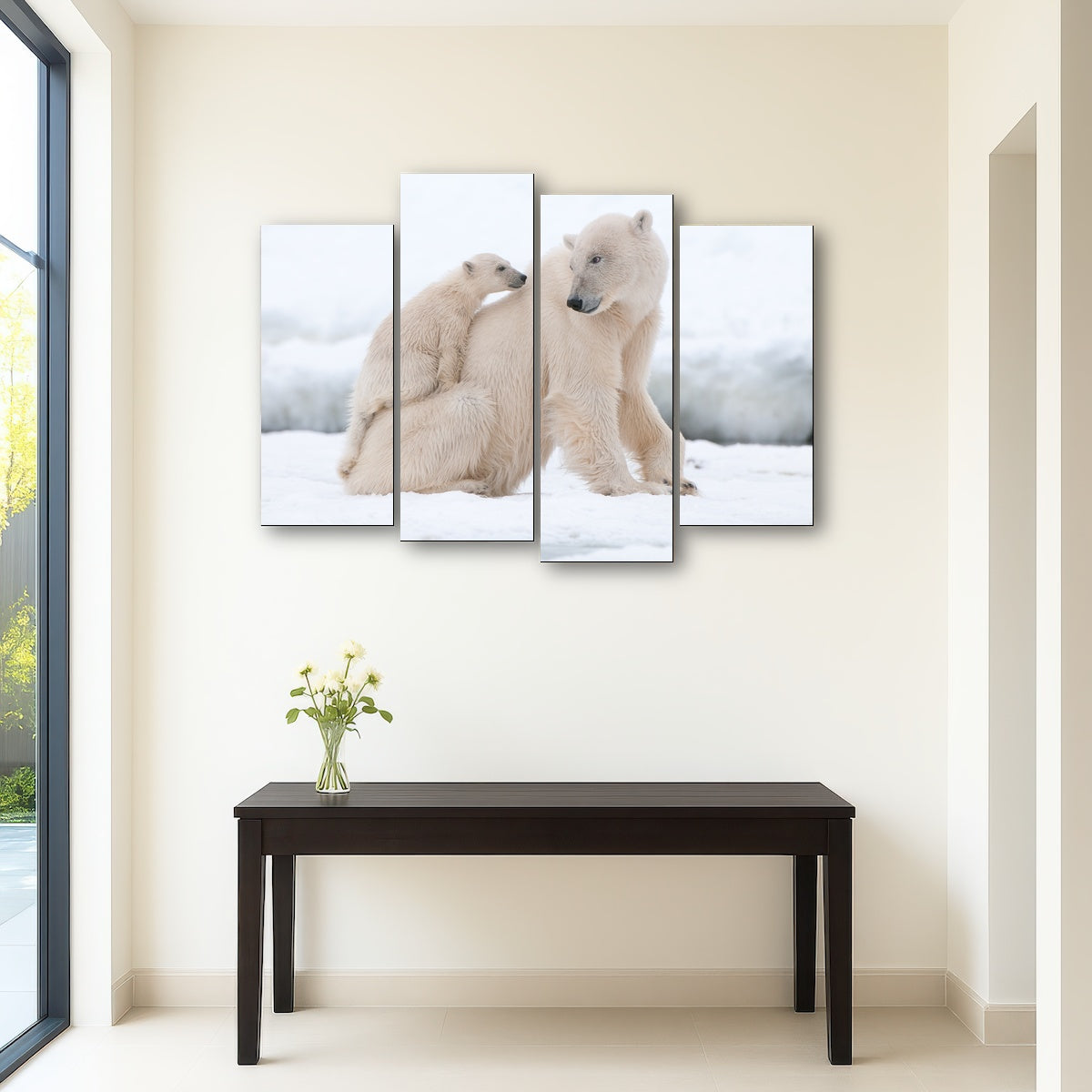 AUTO-MOCKUP ROOM | Polar bear with cub