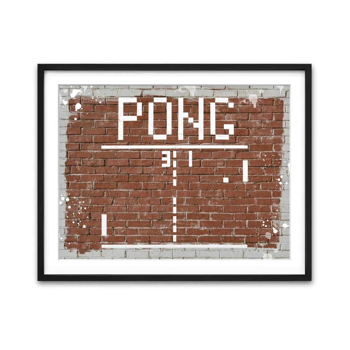 Framed Print 4x3 Black