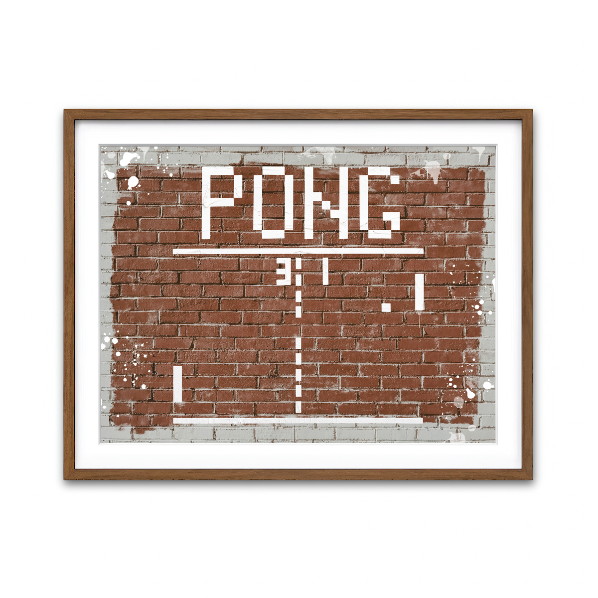 Framed Print 4x3 Walnut