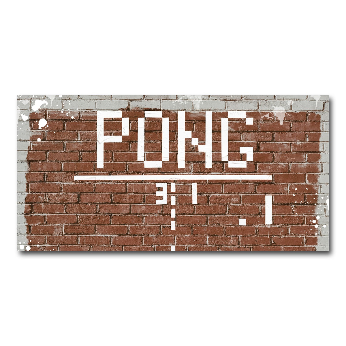AUTO-MOCKUP WHITE | Pong | 1 Piece | Gallery Wrap Canvas | group=2x1