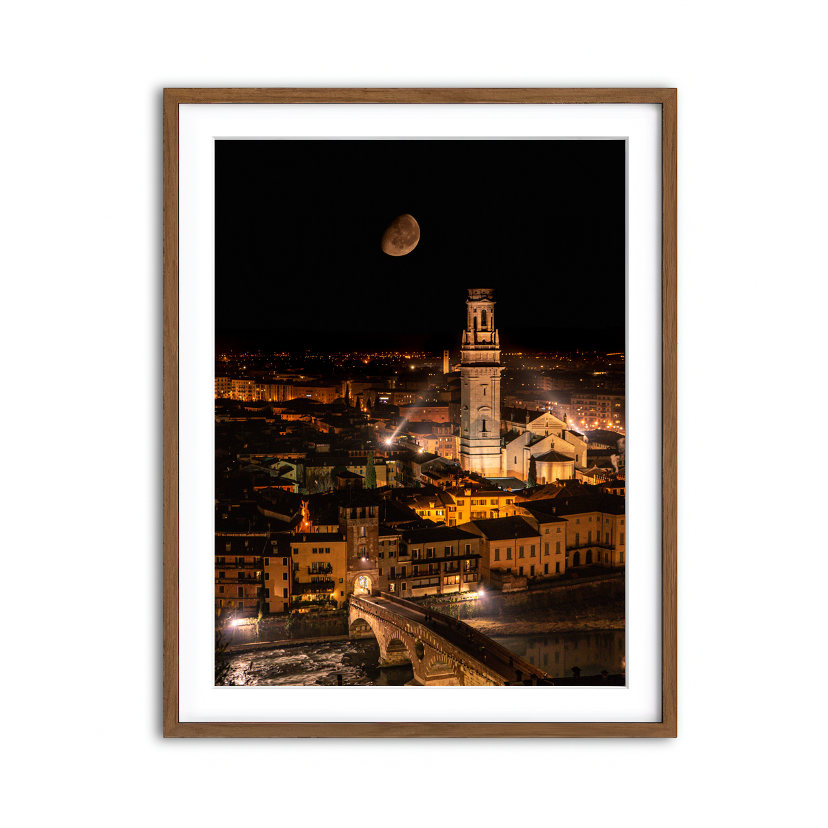 Framed Print 3x4 Walnut