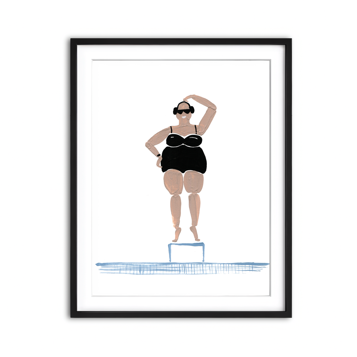 Framed Print 3x4 Black