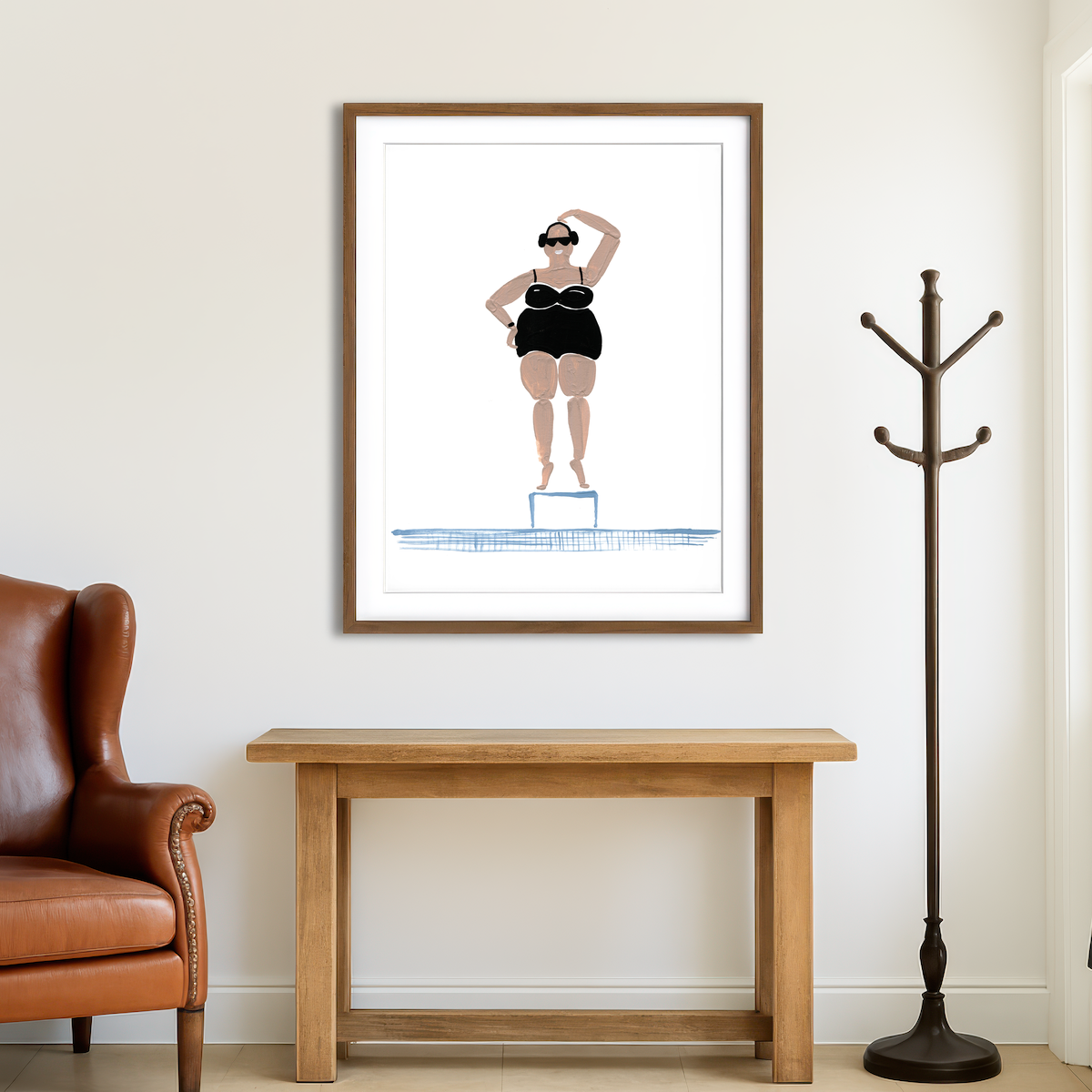 AUTO-MOCKUP ROOM | Pool Time Wall Art