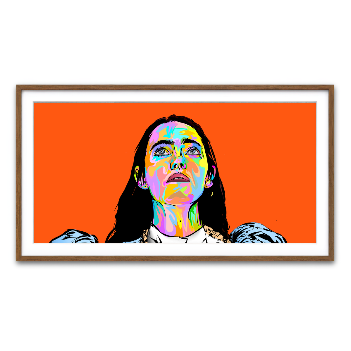 Framed Print 2x1 Walnut