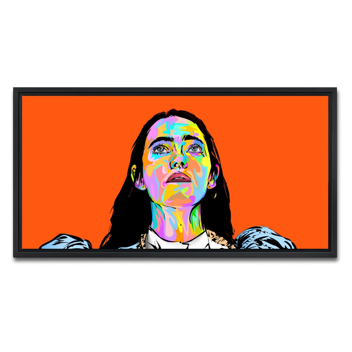 AUTO-MOCKUP WHITE | Poor Things Bella | 1 Piece | Black Framed Canvas | group=2x1