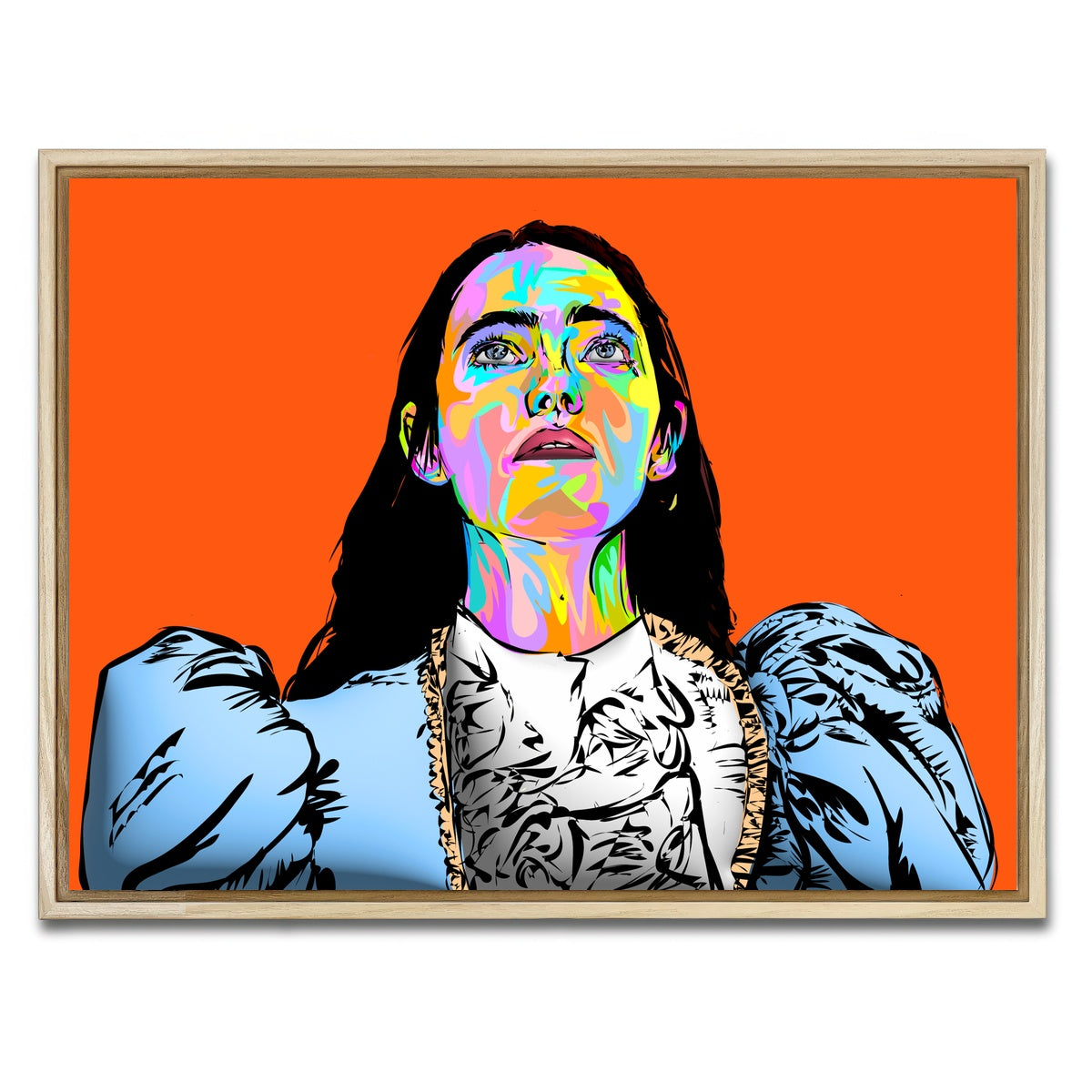 AUTO-MOCKUP WHITE | Poor Things Bella | 1 Piece | Natural Framed Canvas | group=4x3